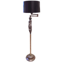 Art Deco Figural Floor Lamp