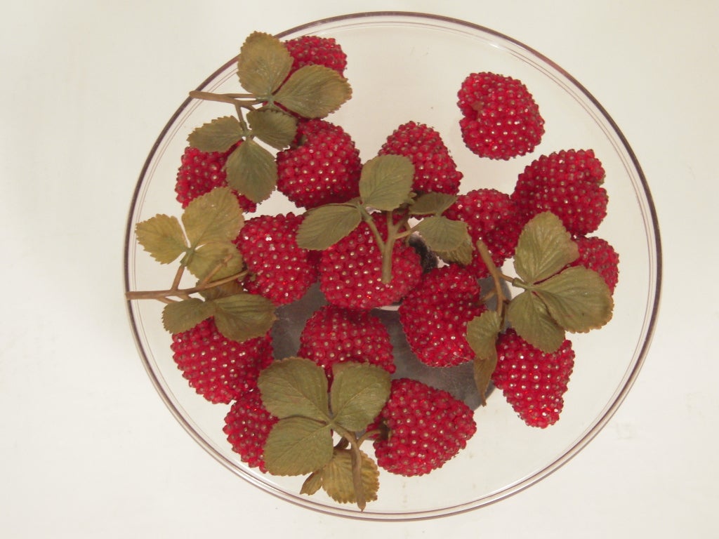 Mid-20th Century Collection of Vintage Beaded Strawberries