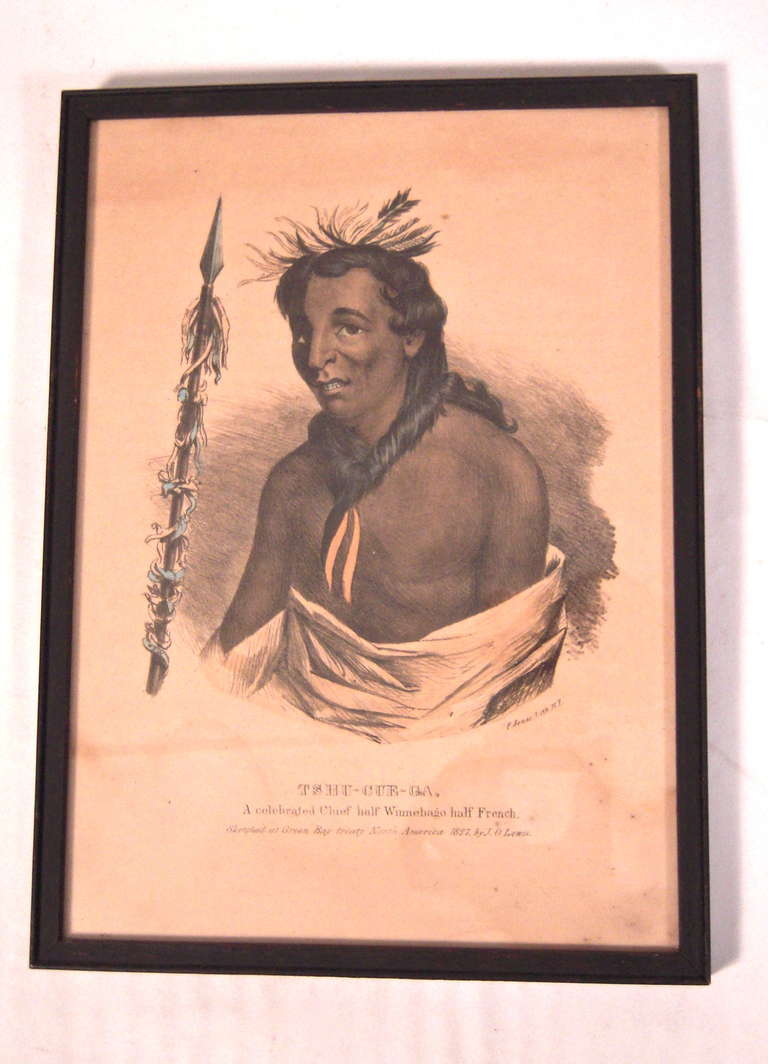 Collection of Six 19th American Indian Chief Portraits 4