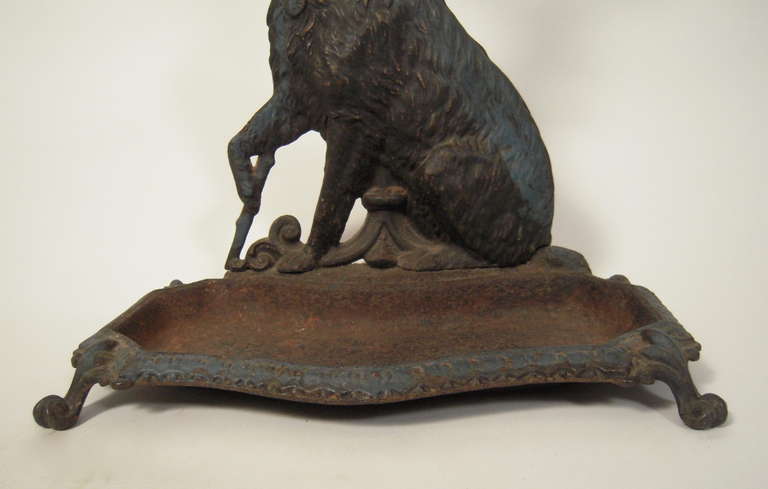 19th Century Cast Iron Terrier Umbrella Stand 1