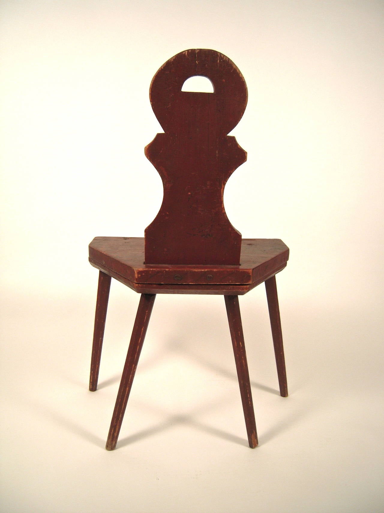 Late 19th Century 19th Century Scandinavian Folding Chair and Table
