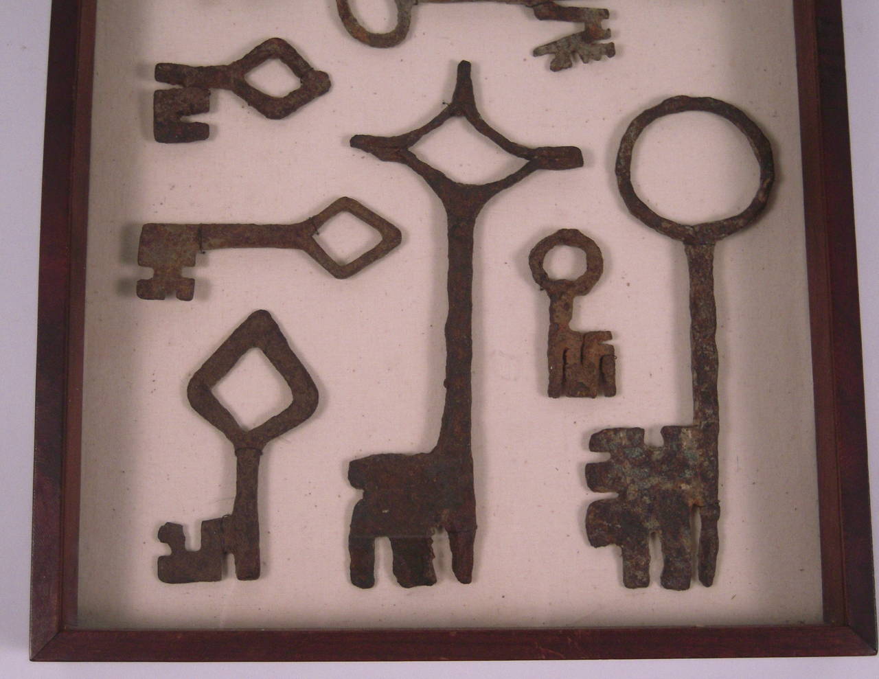 Baroque Collection of Early Wrought Iron Keys