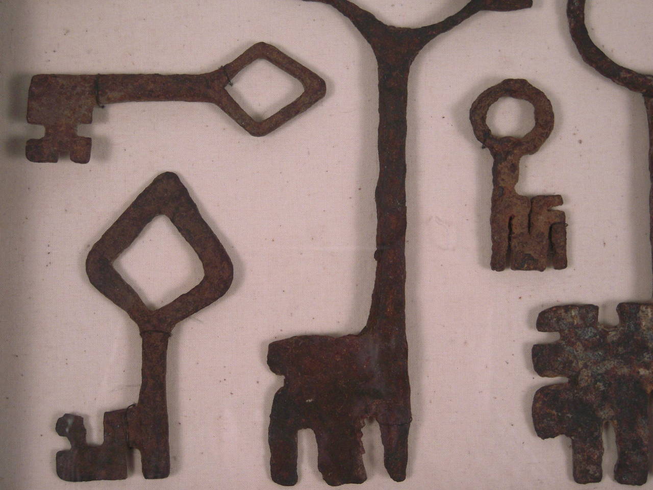 Spanish Collection of Early Wrought Iron Keys
