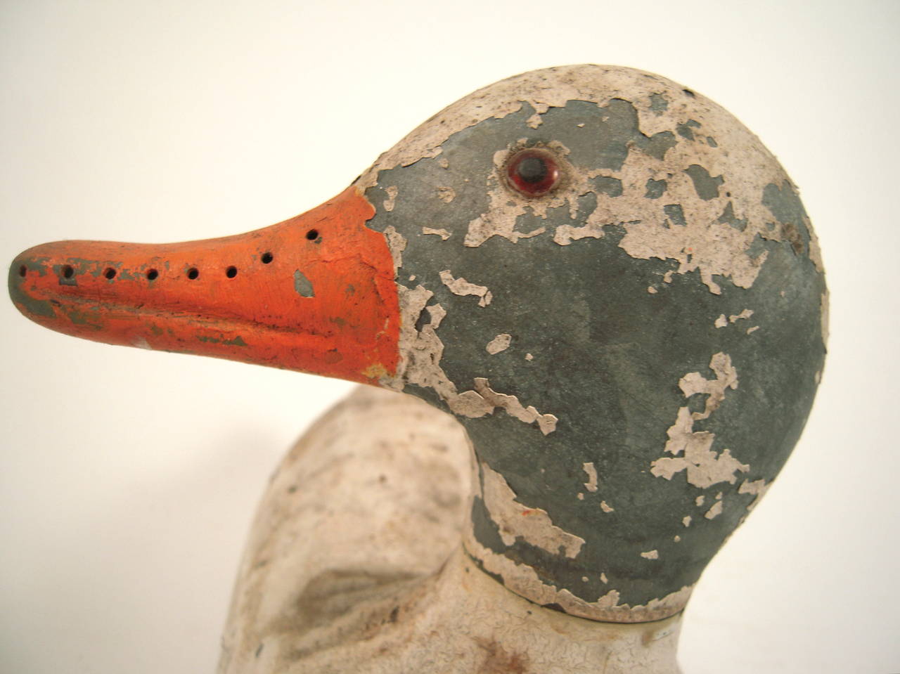 Whimsical Painted Metal Duck Sprinkler In Fair Condition In Essex, MA