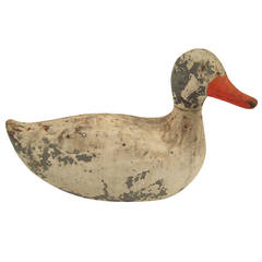 Whimsical Painted Metal Duck Sprinkler