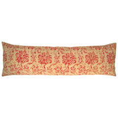 Antique Original Fortuny Fabric Pillow