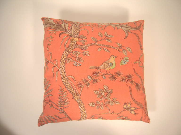 American Bird and Thistle Pillows