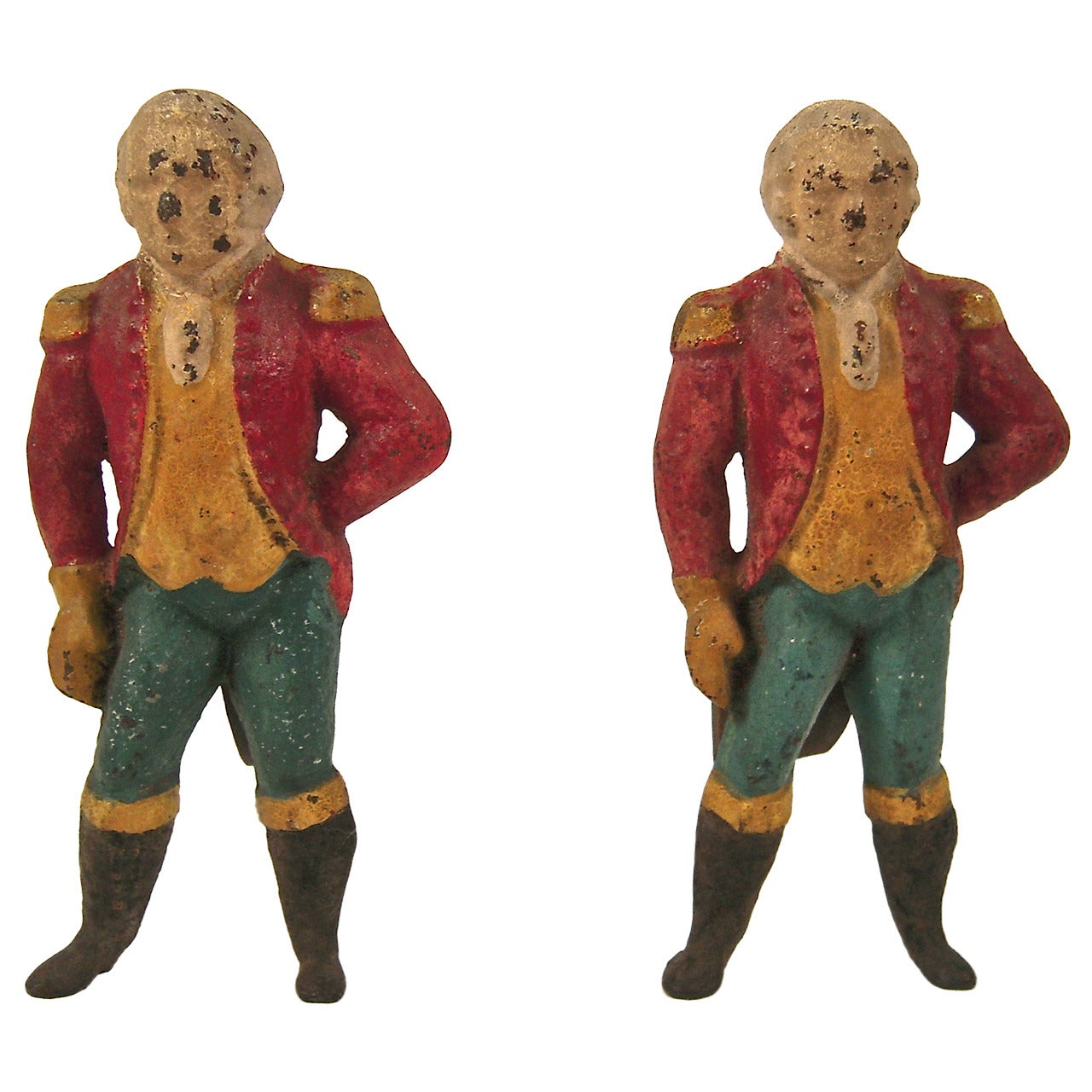 George Washington Figural Andirons