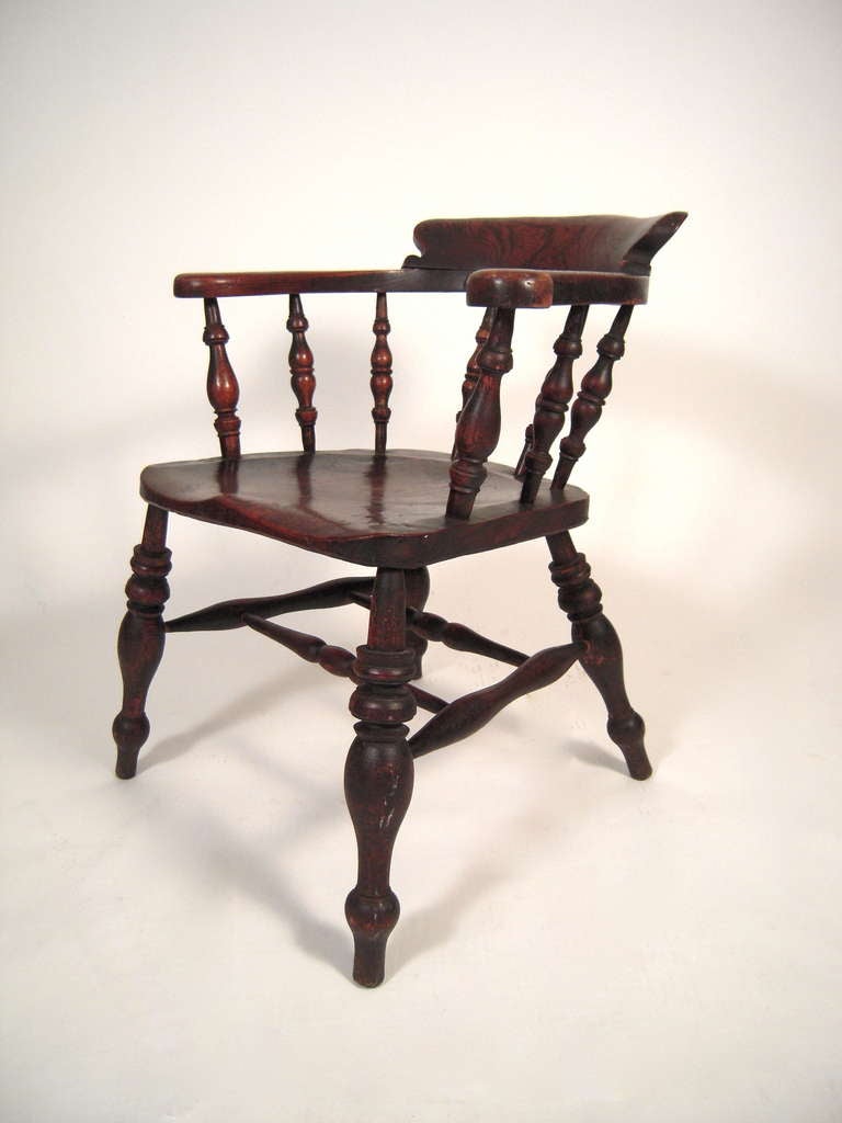 British English Country Captain's Windsor Chair