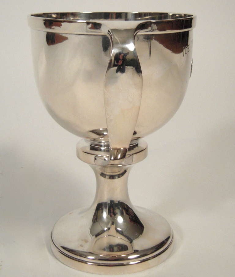 Ice Yacht Championship Trophy ca. 1918, Great Champagne Bucket 3