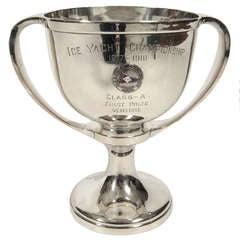 Ice Yacht Championship Trophy ca. 1918, Great Champagne Bucket