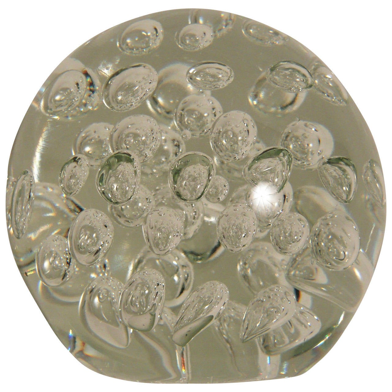Large Glass Bubble Paperweight Or Doorstop At 1stdibs Large Glass Bubble Paperweight Or Doorstop For