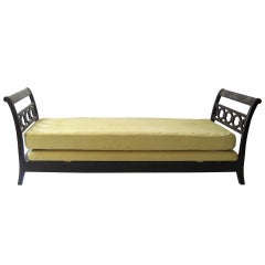 Neoclassical Chinoiserie Lacquered Day Bed