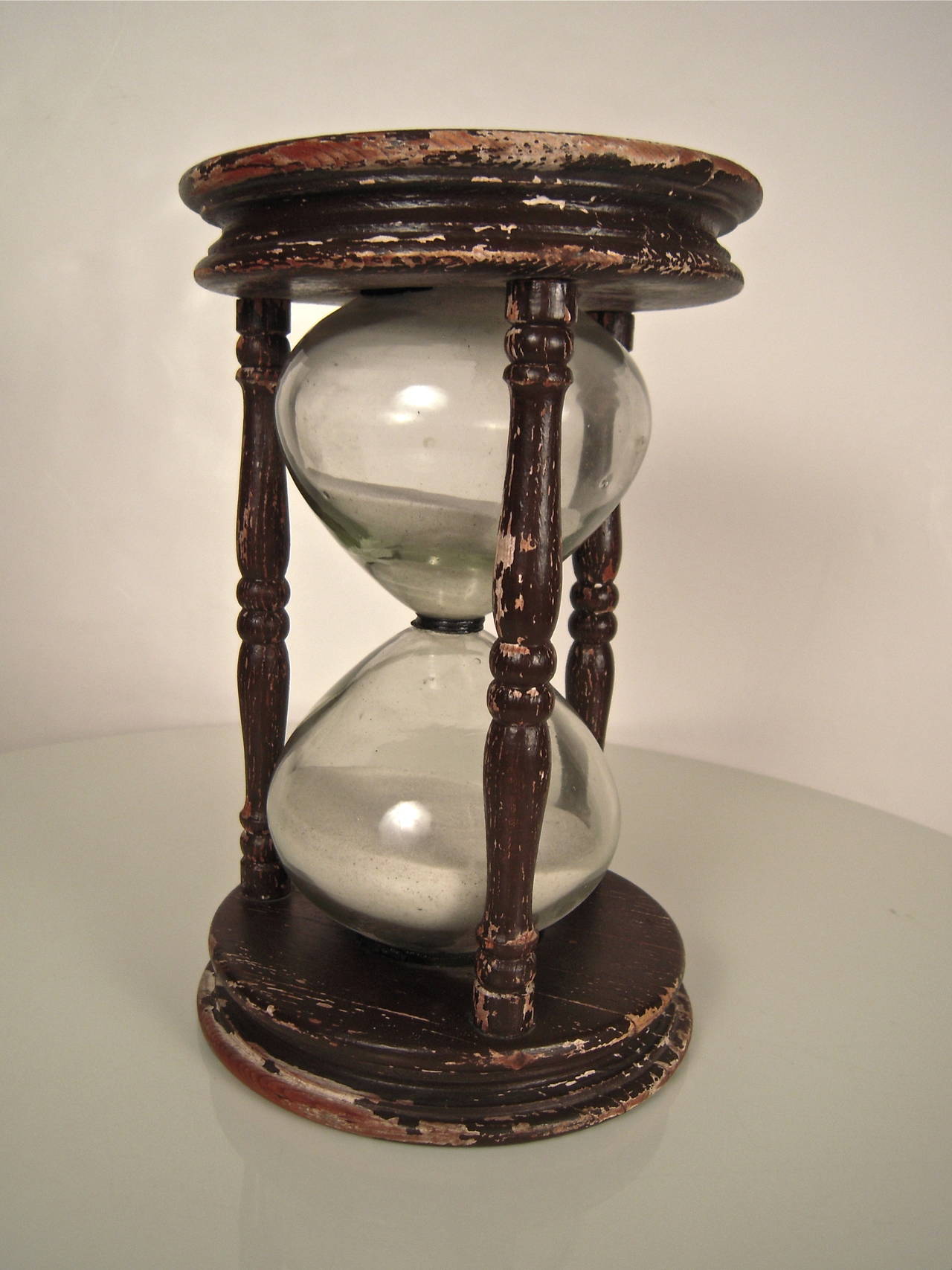 American Large 19th Century Hourglass