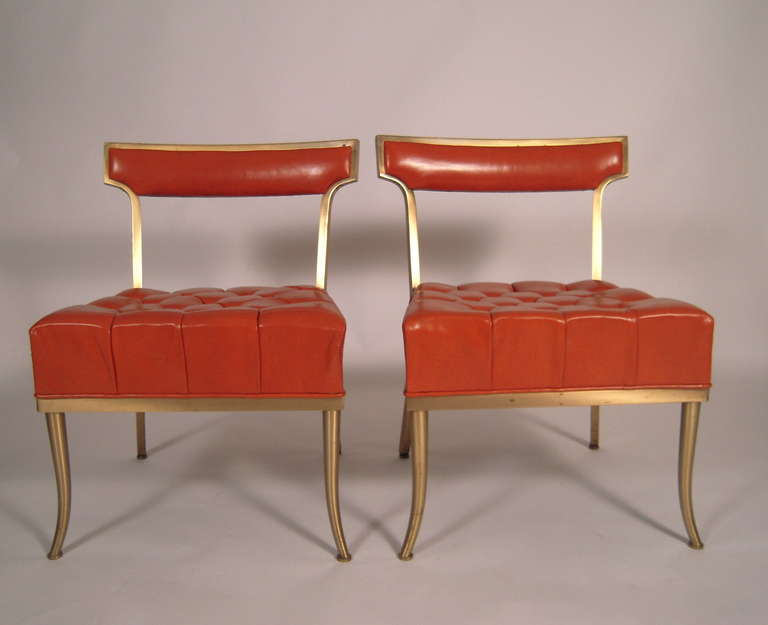 Mid-20th Century Billy Haines Party Table with  Four Original Chairs
