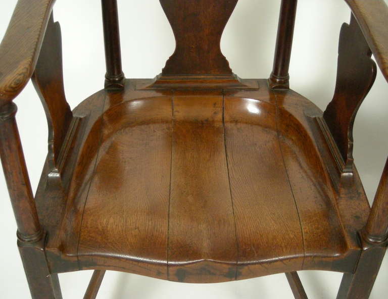 George III Pair of Fine and Unusual English Country Tavern Chairs