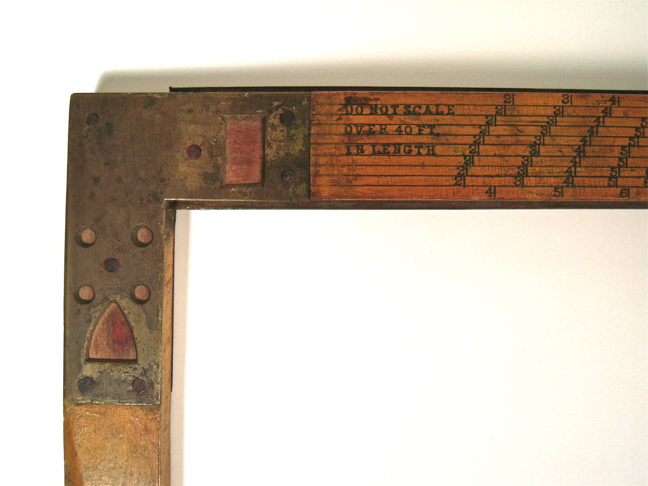 Early 20th Century Large Sculptural Log Caliper