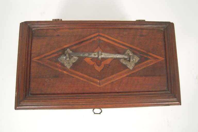Swiss Inlaid Renaissance Revival Wood Box 1