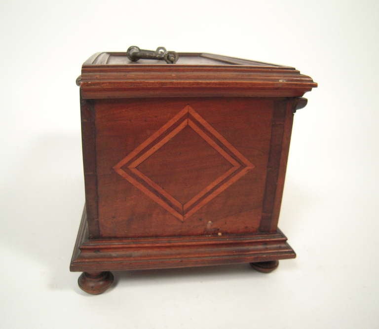 19th Century Swiss Inlaid Renaissance Revival Wood Box