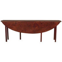 Antique Large George III Wake Table in Mahogany