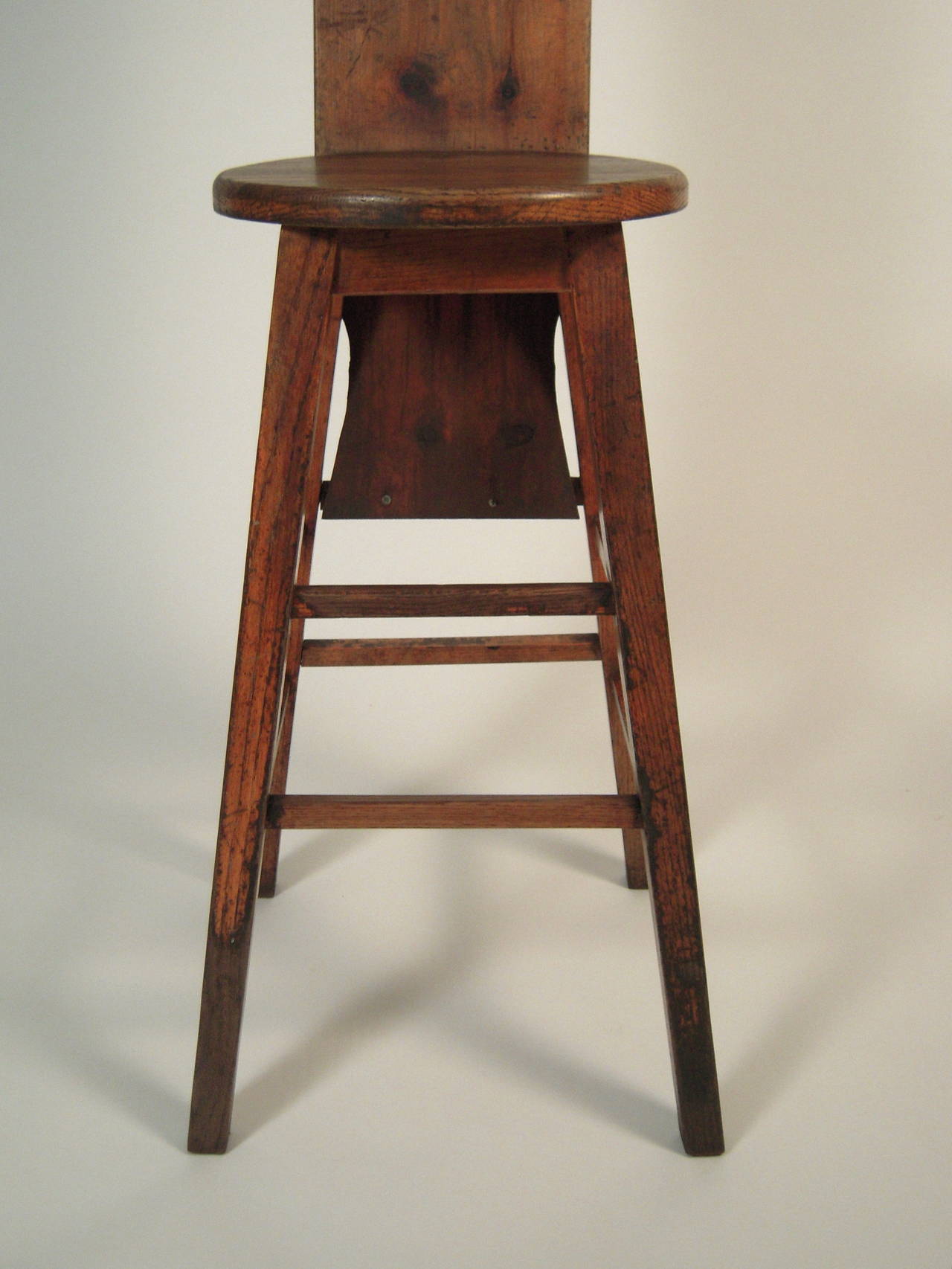 Child's Punishment Chair, Suitable as a Stool for Adults, Too In Excellent Condition In Essex, MA