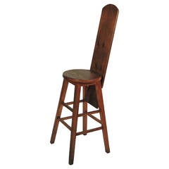 Antique Child's Punishment Chair, Suitable as a Stool for Adults, Too