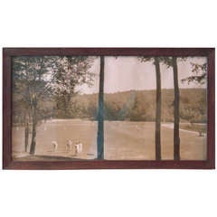 Antique Sepia Golf Photo, American, circa 1910