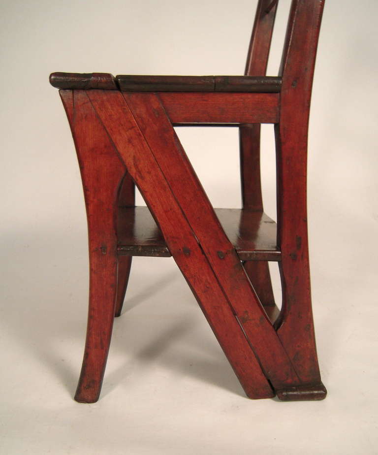 French Metamorphic Chair and Ladder