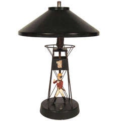 Vintage Johnnie Walker Buoy Lamp