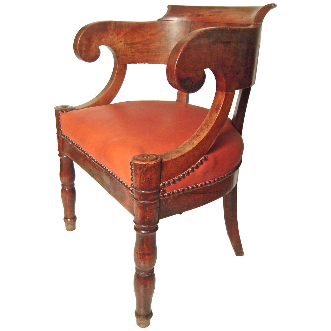 French Empire Arm Chair or Desk Chair at 1stDibs