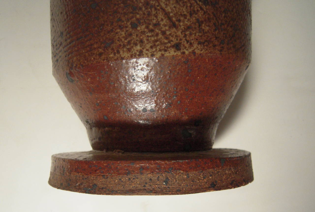 Tall Art Pottery Neoclassical Amphora 1