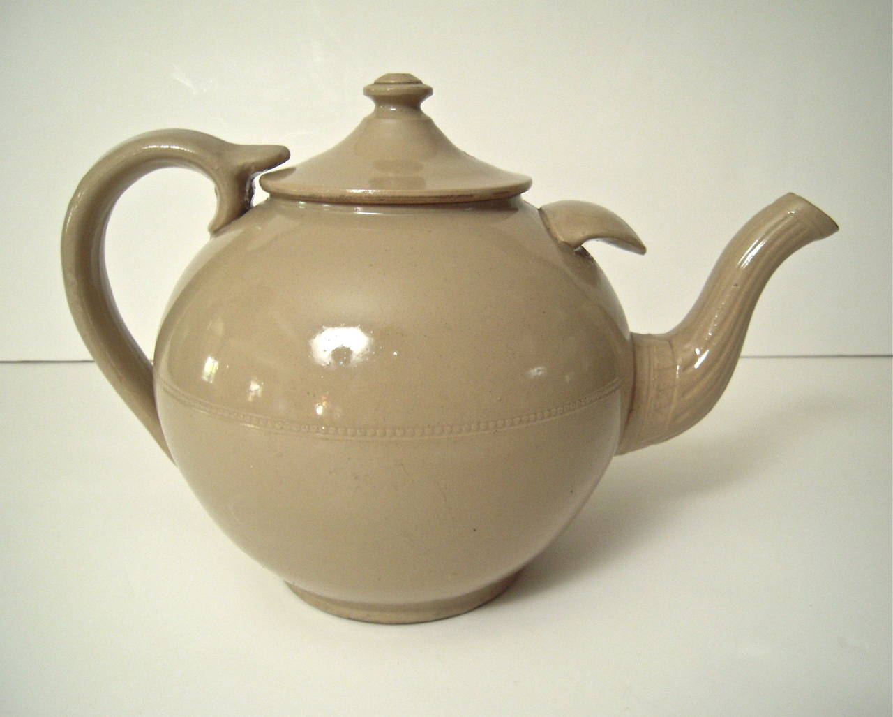 Great Britain (UK) 19th Century Giant English Stoneware Teapot