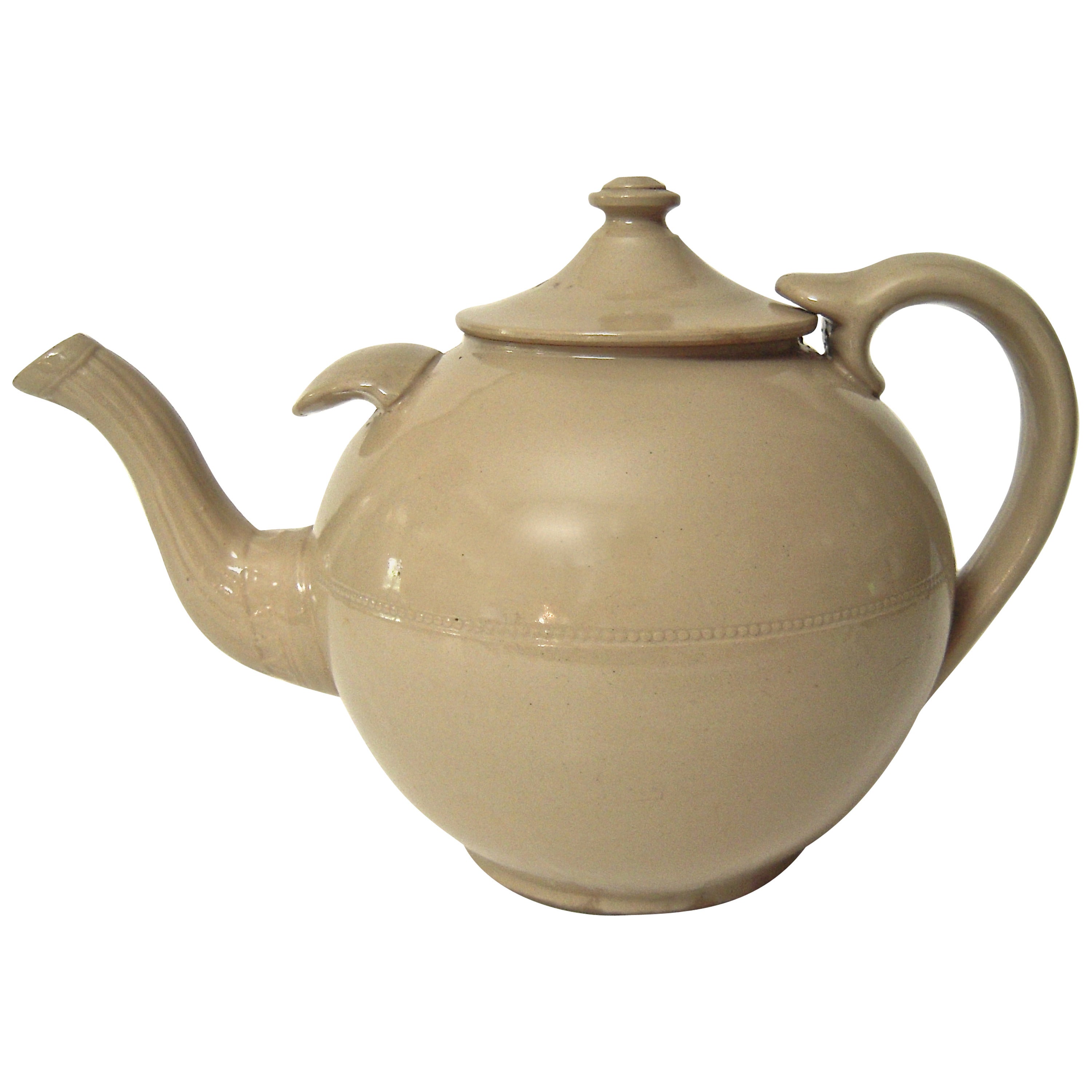 19th Century Giant English Stoneware Teapot