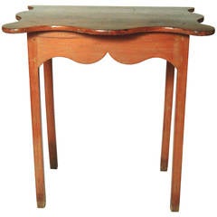 Early American Country Pine Serving Table
