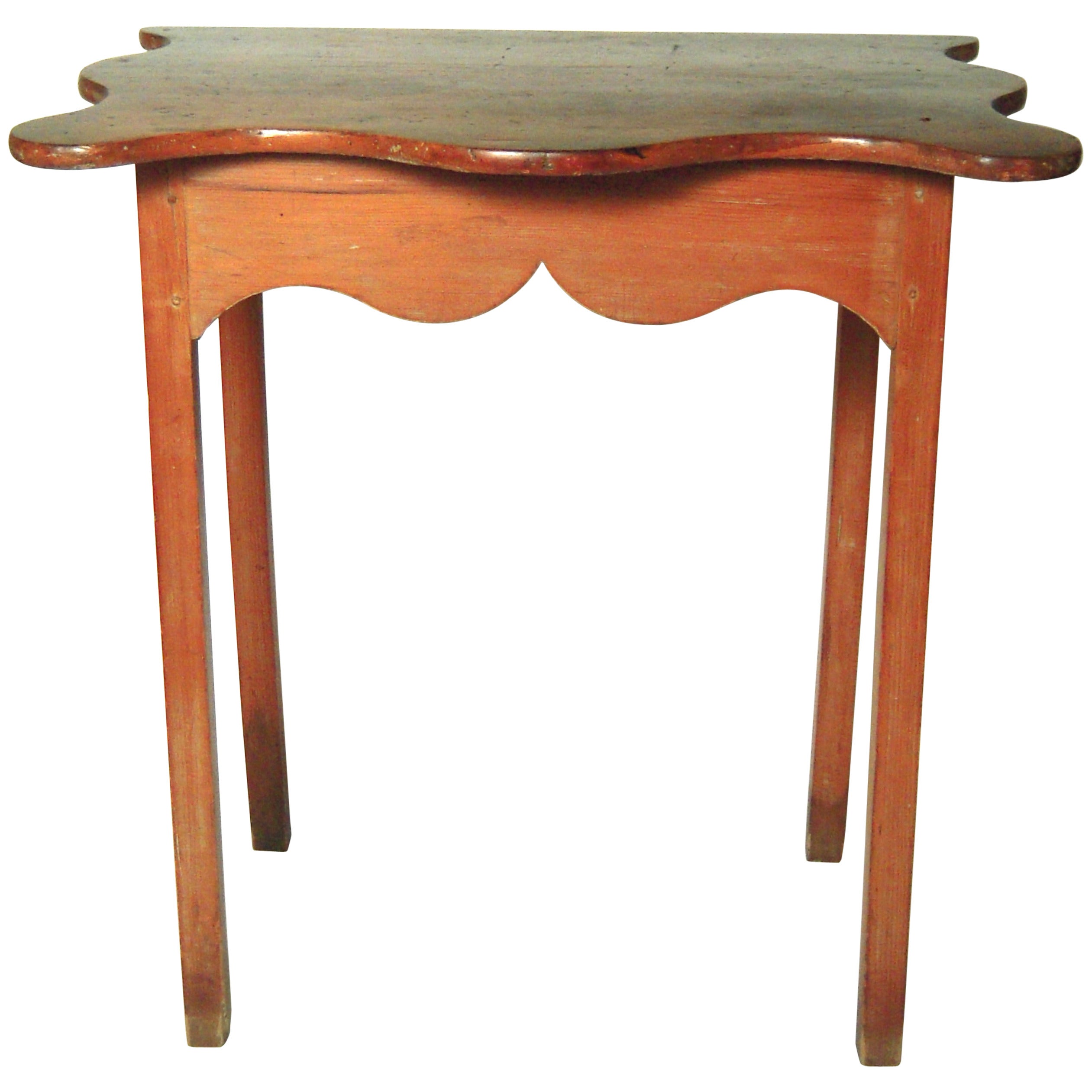 Early American Country Pine Serving Table
