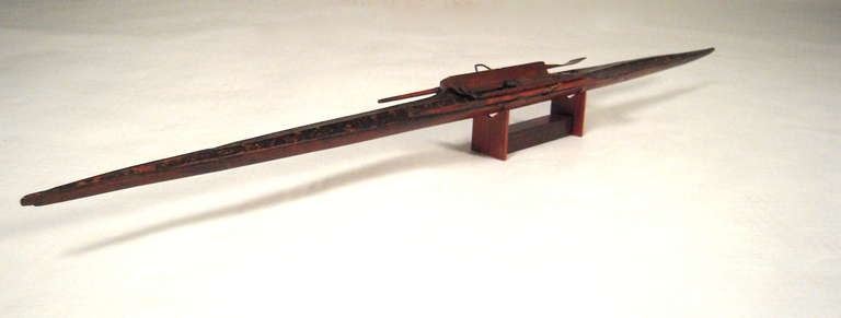 scale model rowing shell