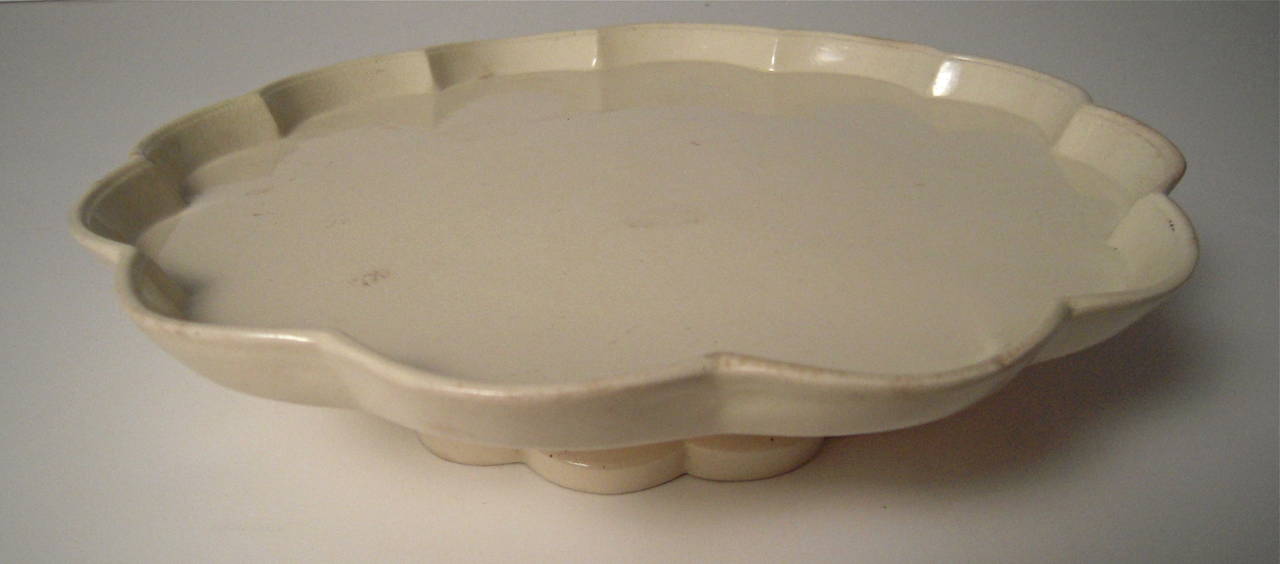18th Century Wedgwood Creamware Salver In Good Condition In Essex, MA