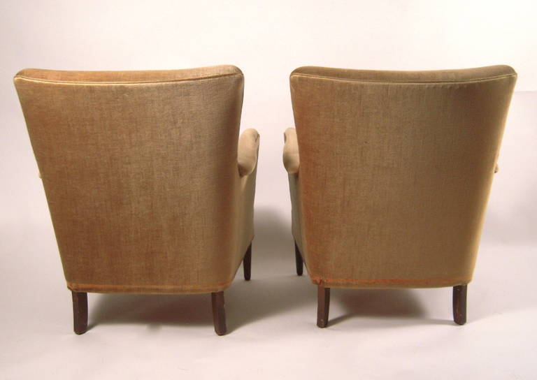 Mid-20th Century Pair of Carl Malmsten 'Samsas' Armchairs
