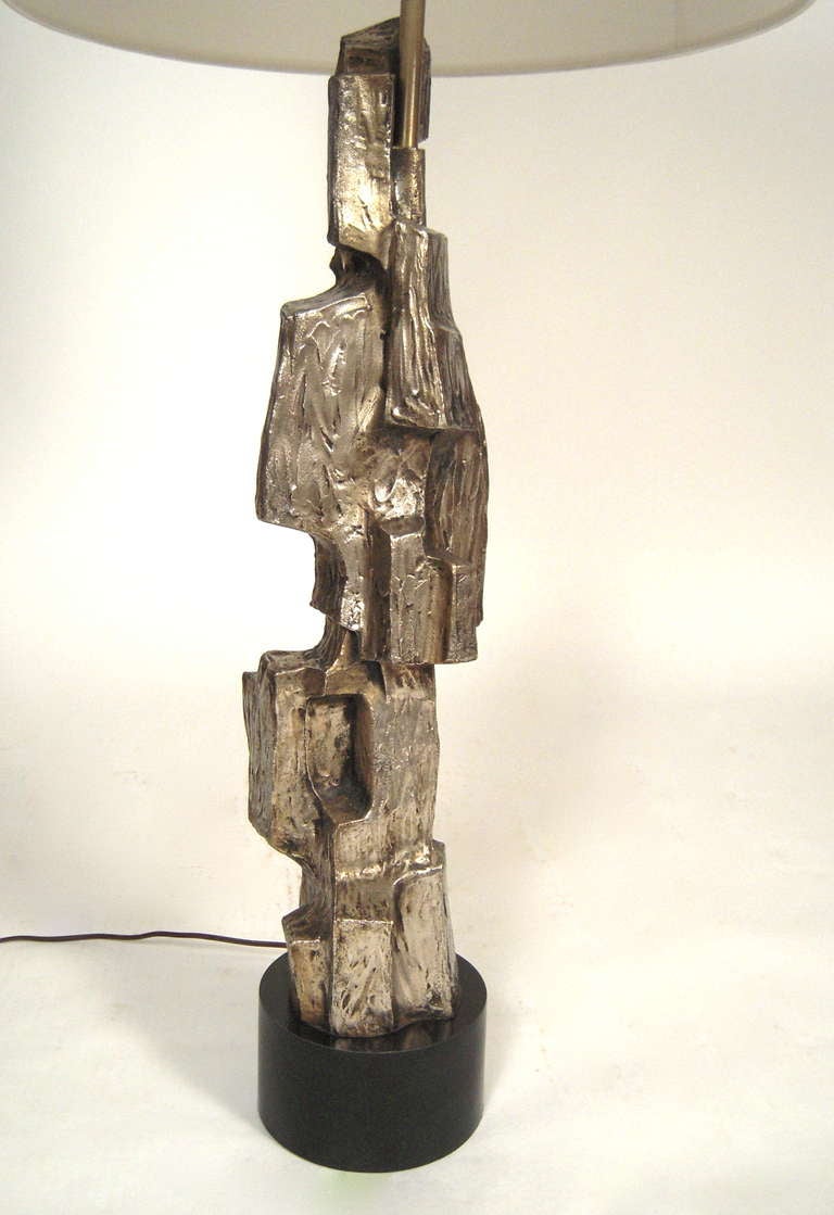 American Brutalist Sculptural Lamp by Maurizio Tempestini