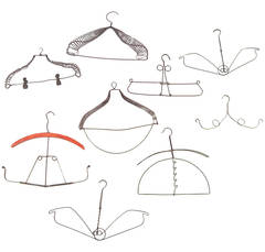 Antique Collection of Calder-Like Clothing Hangers