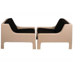 Pair of Italian 1960s Lounge Chairs
