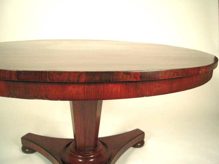 English Regency Rosewood Round Table circa 1820-30 2