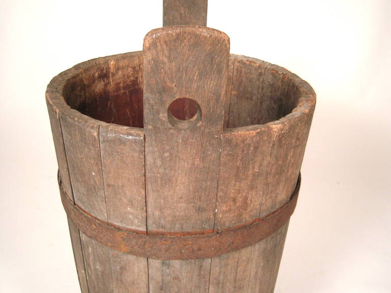 German Tall Decorative European Farm Bucket