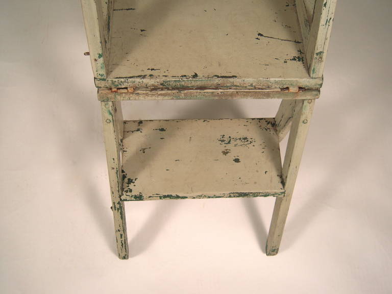 19th Century Painted Metamorphic Chair and Ladder 4