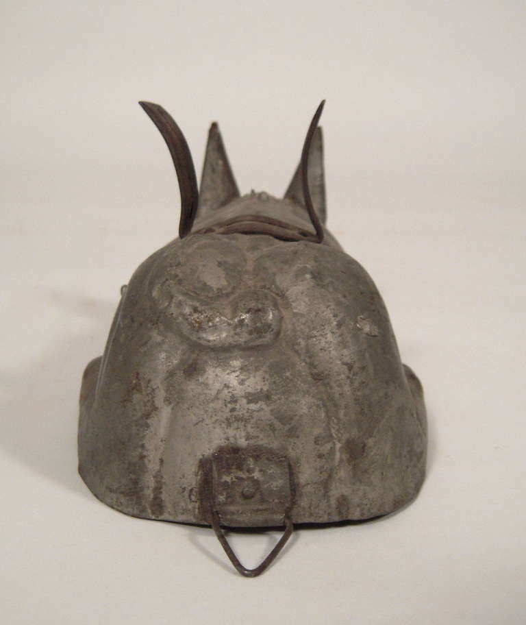 Two 19th Century Tin Pig-Form Cooking Molds 3