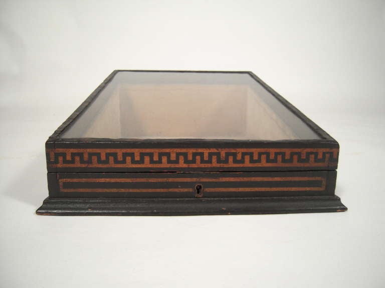Ebonized English Regency Period Neoclassical Display Box c. 1810