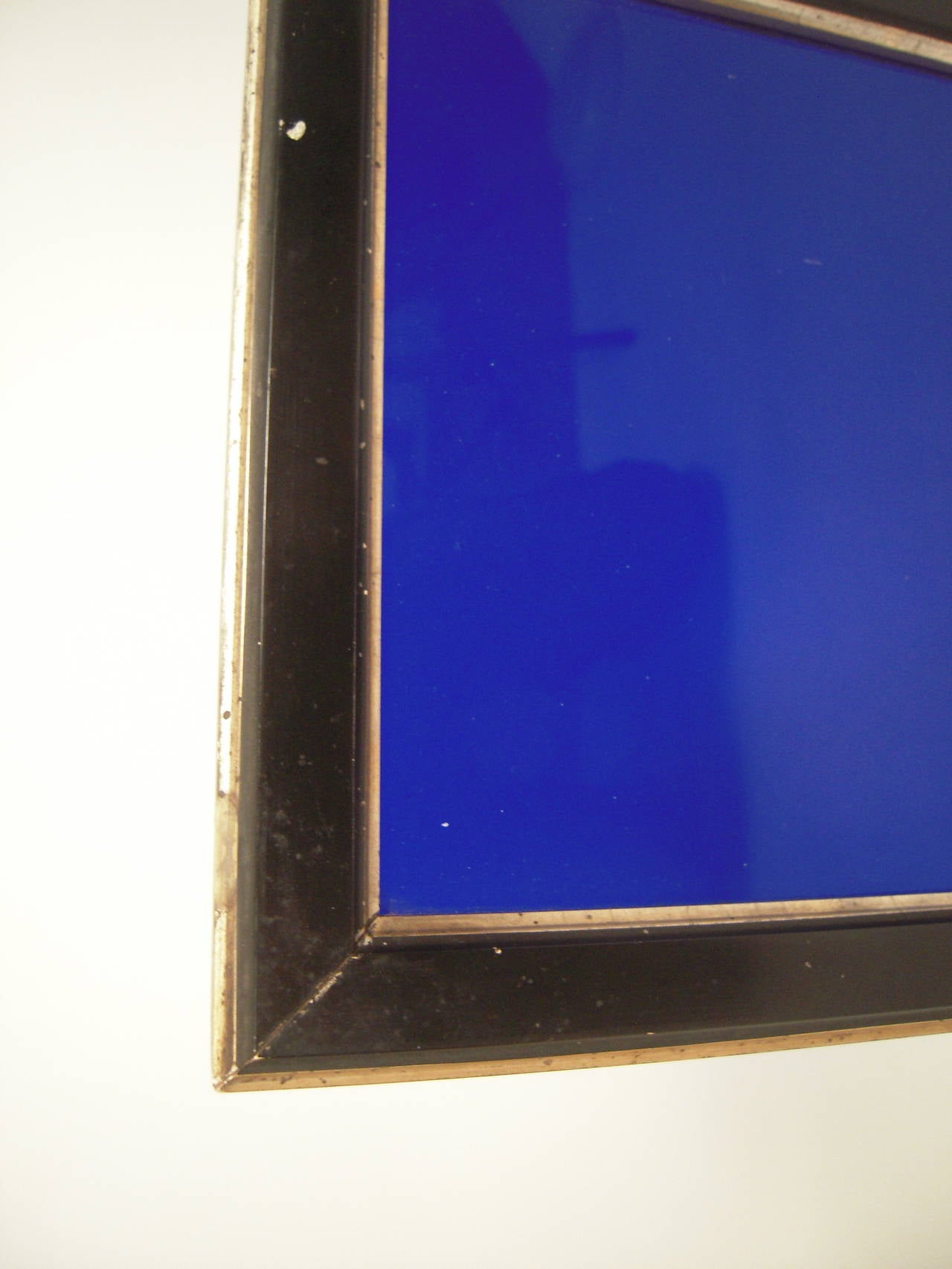 Very Rare Nantucket Cobalt Glass Table Screen, circa 1877 2