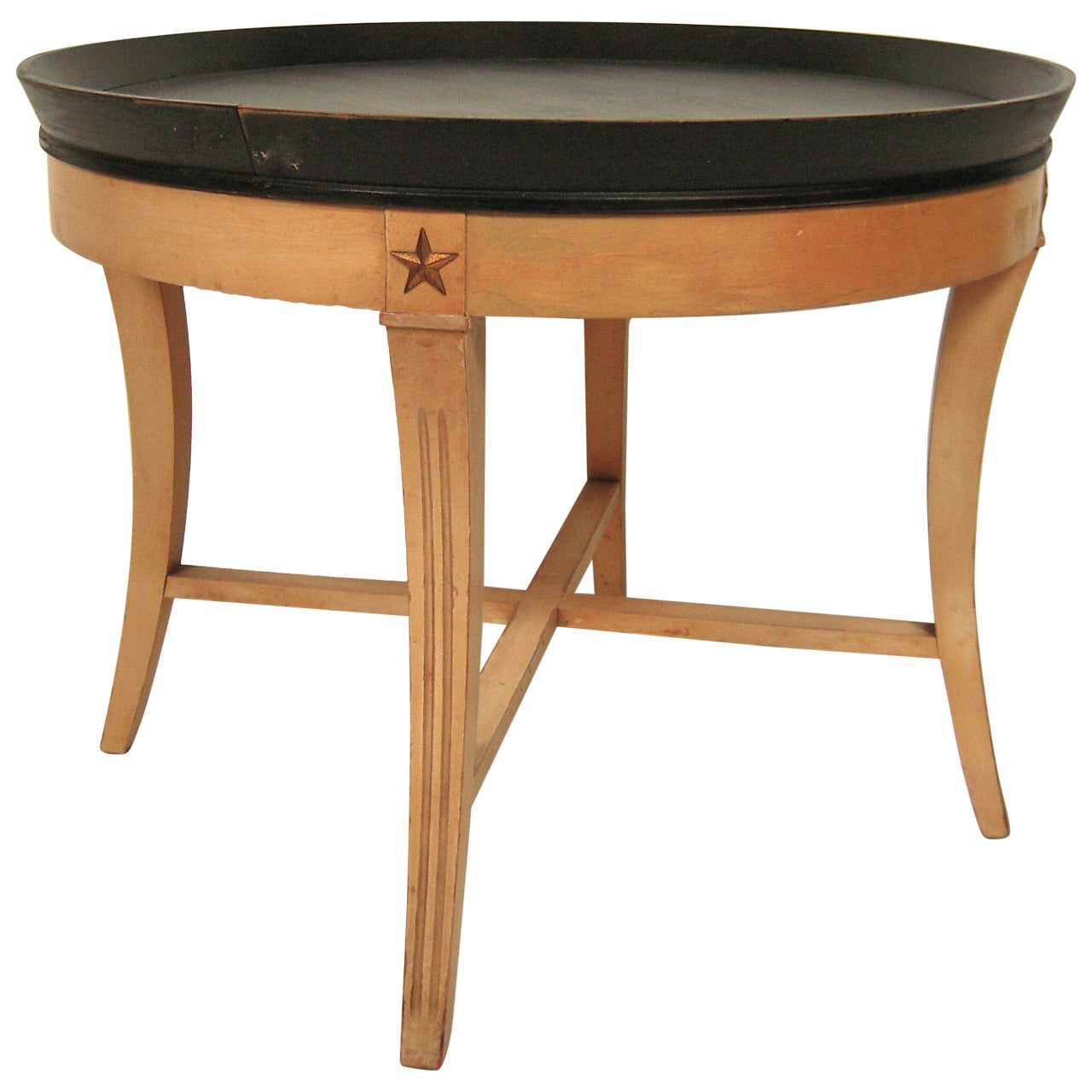 Kittinger Circular Tray Top Coffee Table