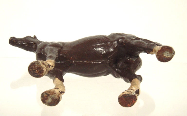 Painted Cast Iron Horse Doorstop 5