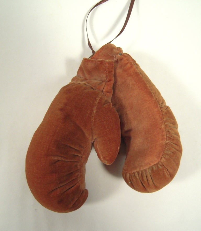 Unusual 19th Century Miniature Boxing Glove Pin Cushions